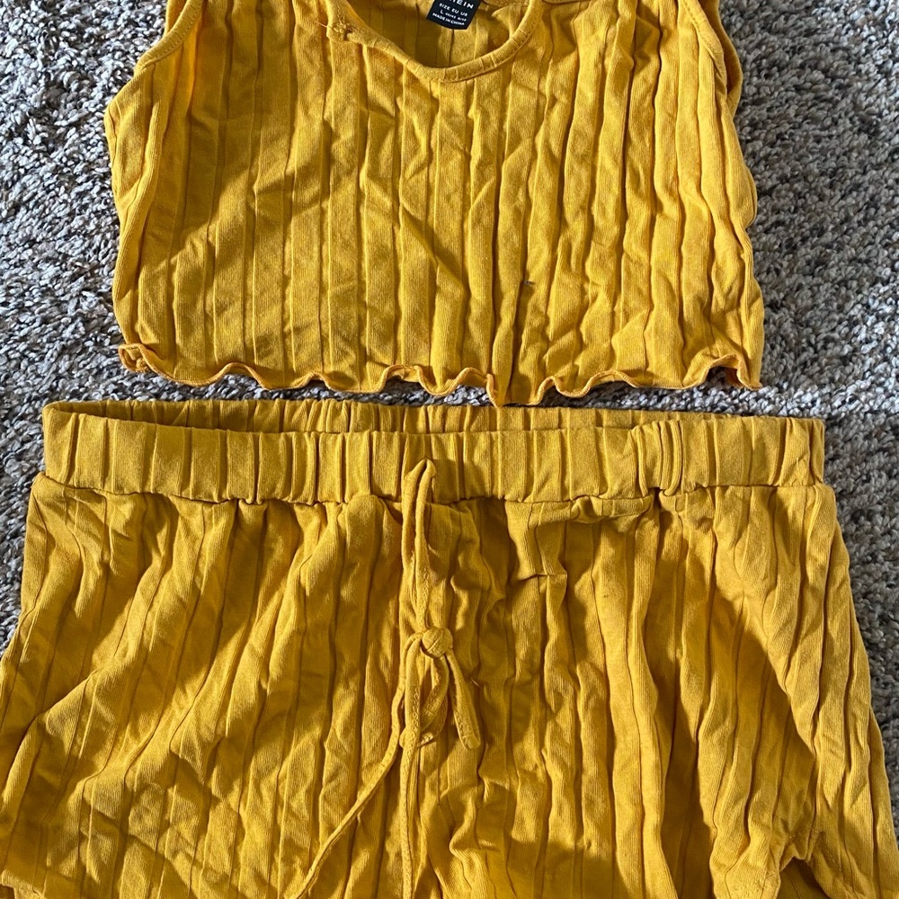 SHEIN Mustard Yellow Top